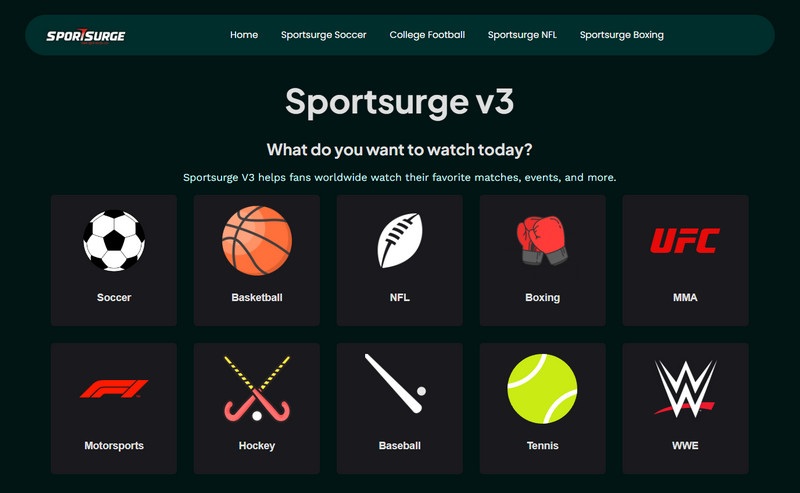 Sportsurge: Stay Connected to Every Game Live